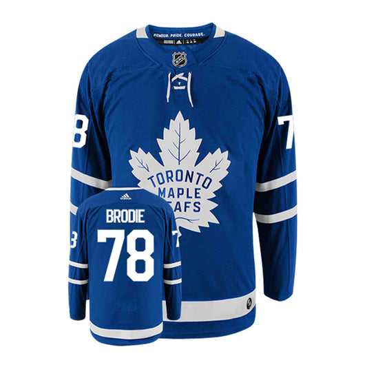 Mens Toronto Maple Leafs #78 TJ BRODIE Royal Blue Adidas Stitched NHL Jersey Dzhi